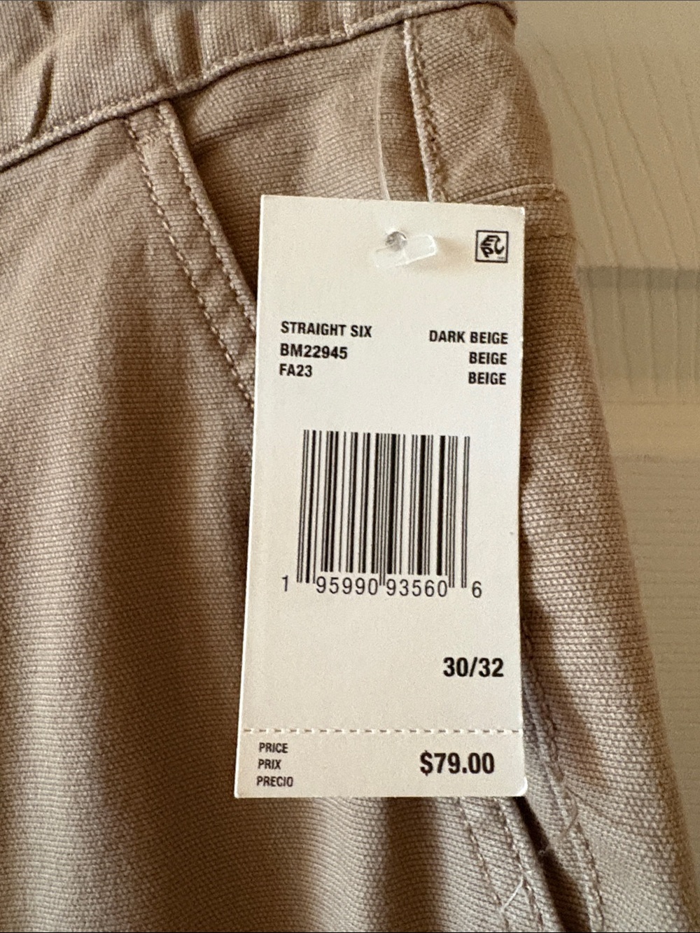 Buffalo David Bitton Tan Straight-Leg Chinos - Picture 6 of 6